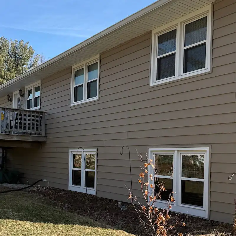 Villa Park home with double hung windows.