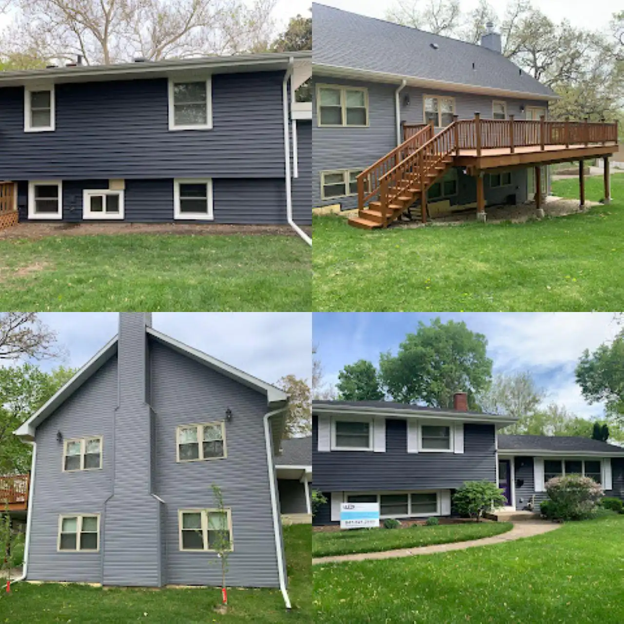 Window replacement - before and after in West Chicago.