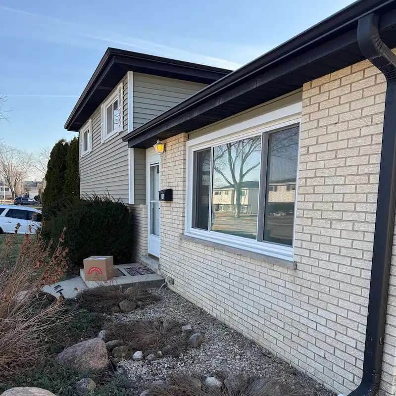 Modern home with new windows installed in Addison, IL