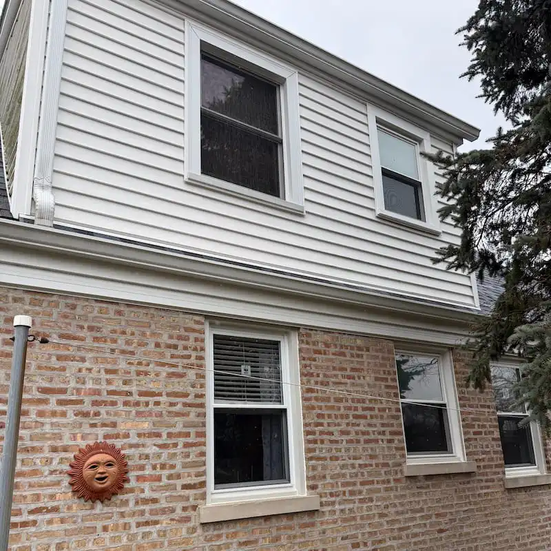 Two story window replacement, Wheaton, IL